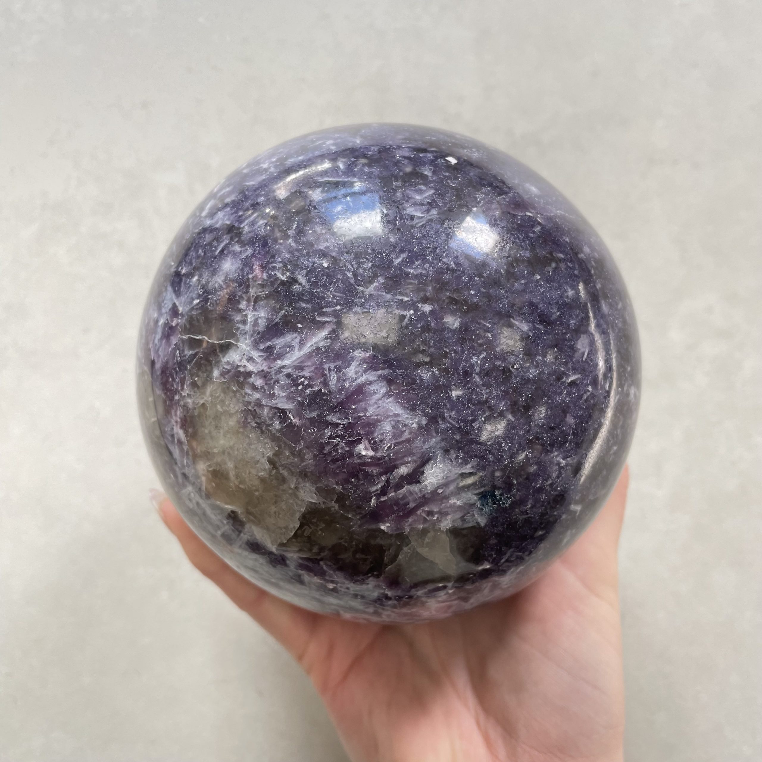 Lepidolite Sphere - LEPS01-C5 - Chakra Wholesale