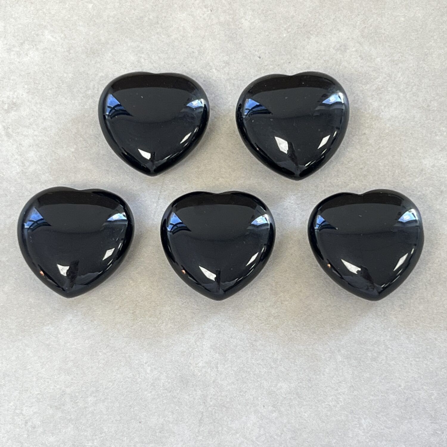 Hearts - Obsidian - Chakra Wholesale
